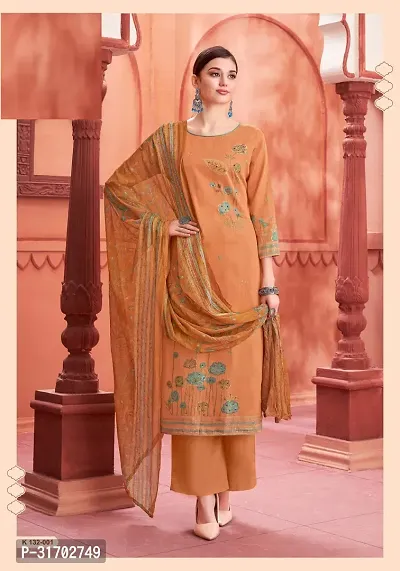 Elegant Viscose Printed kurta pant with Dupatta For Women