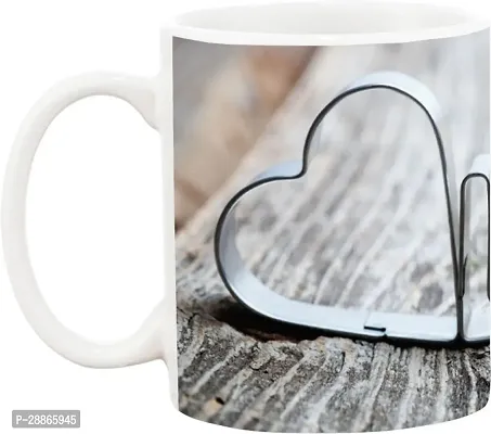 LOVE TRASPARENT VIEW MUG Ceramic Coffee Mug 350 ml