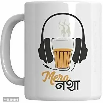 MERA NASHA PRINTED MUG 350ML NICE MUG Ceramic Coffee Mug 350 ml-thumb0