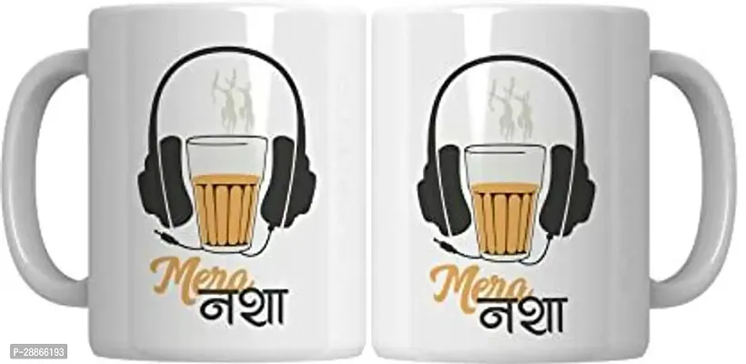 MERA NASHA PRINTED MUG 350ML NICE MUG Ceramic Coffee Mug 350 ml-thumb4