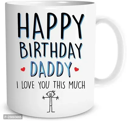 happy birthday DADDY mug printed Ceramic Coffee Mug 350 ml-thumb0