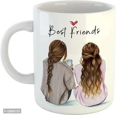 ADR Best friend Heavy Quality Printed Coffee mug for gifting   Best Coffee mug Ceramic Coffee Mug 350 ml-thumb0