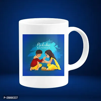 RAKHI WALA BEST MUG 786A FOR BROTHER Ceramic Coffee Mug 350 ml-thumb2