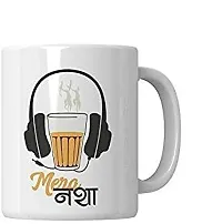 MERA NASHA PRINTED MUG 350ML NICE MUG Ceramic Coffee Mug 350 ml-thumb1