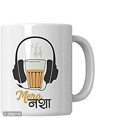 MERA NASHA PRINTED MUG 350ML NICE MUG Ceramic Coffee Mug 350 ml-thumb2