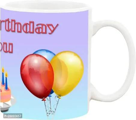 HAPPY BIRTHDAY MUG WITH CAKE Ceramic Coffee Mug 300 ml-thumb2