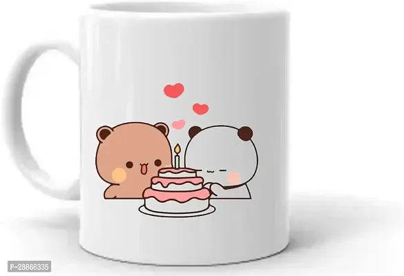 Ser Ak bubu dudu with cake Ceramic Coffee Mug 325 ml-thumb0