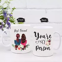 Stylish Printed Ceramic Coffee Mug 350ml-thumb2