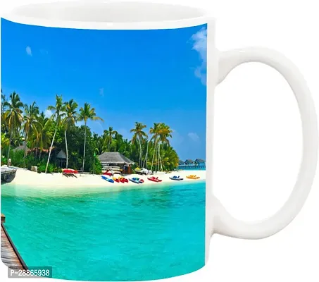 nature with sky weather mug Ceramic Coffee Mug 350 ml-thumb3