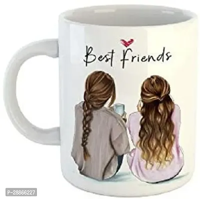 BEST FRIEND PRINTED MUG FOR GIRLS Ceramic Coffee Mug 350 ml-thumb2