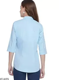 Elegant Viscose Rayon Solid Shirt For Women-thumb1