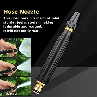 Water Nozzle Spray Gun, High Pressure Nozzle Spray Water Gun, Water Jet Hose Nozzles Pipe For Gardening, Bike,Car Wash,Window Cleaning-thumb0