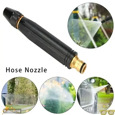 Water Nozzle Spray Gun, High Pressure Nozzle Spray Water Gun, Water Jet Hose Nozzles Pipe For Gardening, Bike,Car Wash,Window Cleaning-thumb0