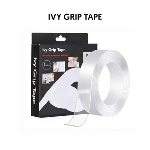 Double Sided Adhesive Tape 3 Meter Heavy Duty - Adhesive Tape for Walls, Washable, Reusable Str