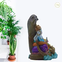 Laxmi Vishnu Idol, Lord Vishnu Laxmi Painted Statue, Murti Idol Statue Sculpture, Pooja Articles, Lord Idol For Home Temple-thumb4
