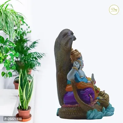 Laxmi Vishnu Idol, Lord Vishnu Laxmi Painted Statue, Murti Idol Statue Sculpture, Pooja Articles, Lord Idol For Home Temple-thumb5