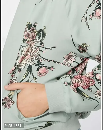 Full Sleeve Printed Women Jacket-thumb3