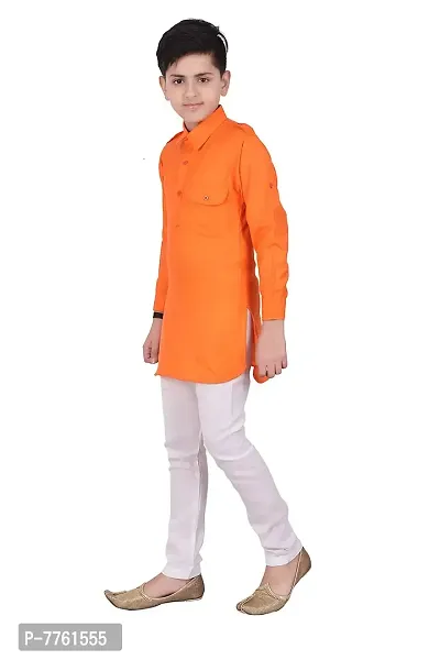 Eliq Kids Dress Boy Pathani Kurta Pajama Suit-thumb3