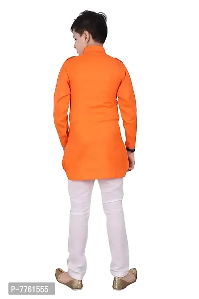 Eliq Kids Dress Boy Pathani Kurta Pajama Suit-thumb2