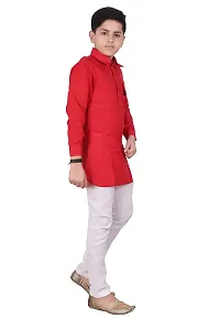 Eliq Kids Dress Boy Pathani Kurta Pajama Suit-thumb3