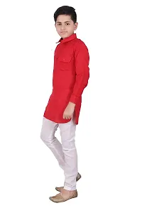 Eliq Kids Dress Boy Pathani Kurta Pajama Suit-thumb2