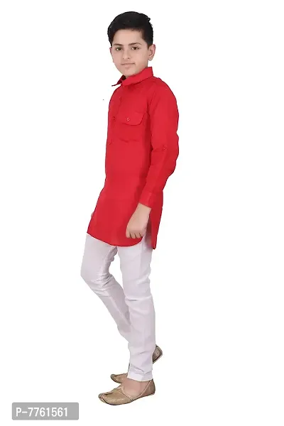 Eliq Kids Dress Boy Pathani Kurta Pajama Suit-thumb3