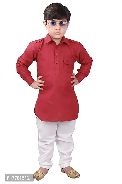 Eliq Festive & Party Wear Kids Dress Boy Pathani Kurta Pajama Suit