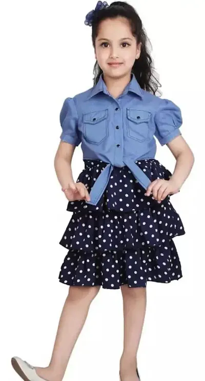 Fabulous Crepe Frocks For Girls