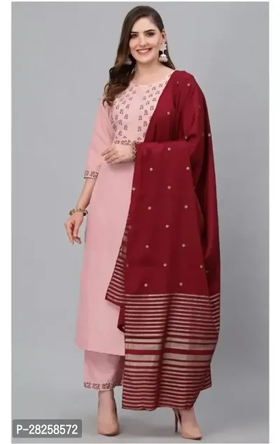 Partywear wear Kurta Pant with Dupattas set for Women