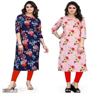 Fancy Crepe Kurti for Women Pack Of 2