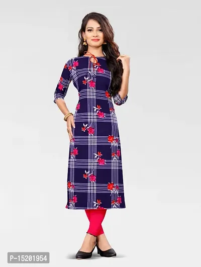 Fancy American Crepe Kurti for Women-thumb0