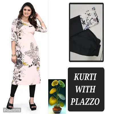 Fancy Crepe Kurta Set For Women-thumb0