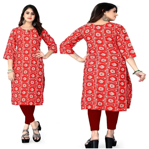 Stylish Fancy American Crepe Kurtis