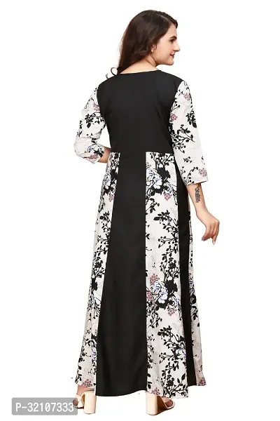 Stylish Crepe Gown for Women-thumb5