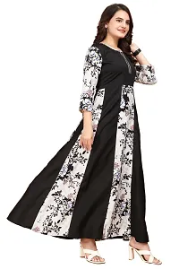 Stylish Crepe Gown for Women-thumb2