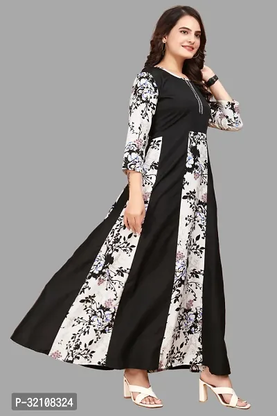 Attractive Crepe Gowns for Women-thumb2