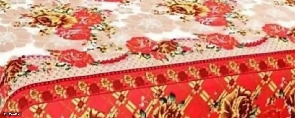 Royal Home Polycotton 1 Double Bedsheet With 2 Pillow Cover red bedsheet-thumb2