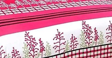 Royal Home Polycotton 1 Double Bedsheet With 2 Pillow Cover pink bedsheet-thumb1