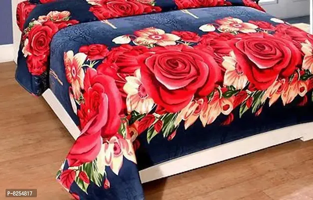 Classy Polycotton Printed Double Bedsheets with Pillow Covers-thumb2