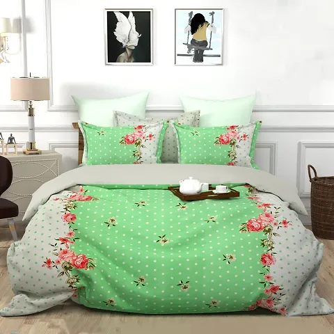1 Bedsheet, 2 Pillow Covers &amp; 1 Comforter Bedding Set