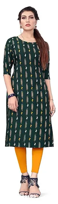 Fabulous Crepe Printed Kurta For Women