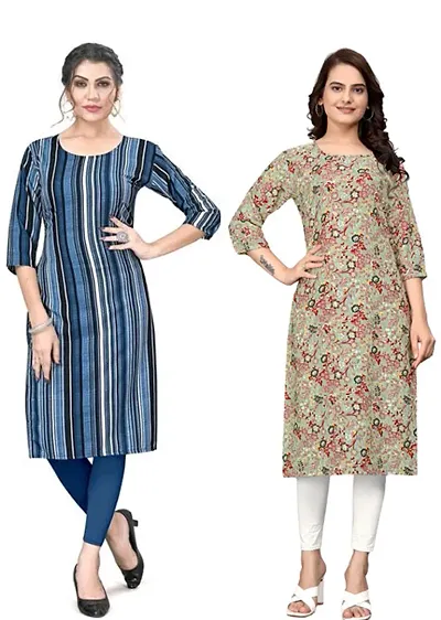 HAVY CREPE A-LINE KURTI