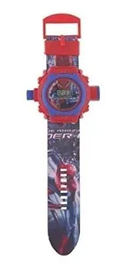 Urban Creation Digital Unisex Watch (Red Dial Colored Strap)-thumb1