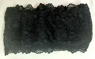 Women's Cotton Lightly padded Wire Free Regular Bra (Tube Bra_Black_Free Size)-thumb3