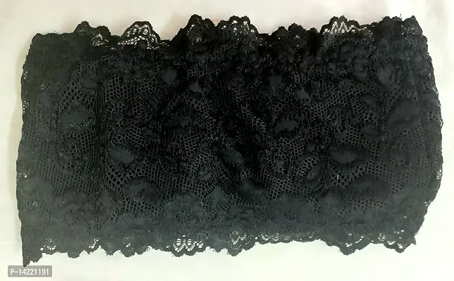 Women's Cotton Lightly padded Wire Free Regular Bra (Tube Bra_Black_Free Size)-thumb4