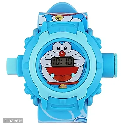 KushJay Digital Boy's  Girl's Watch (Multicolour Dial Multicolored Strap)