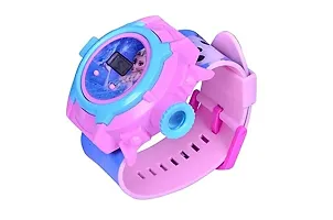 MTSH Digital Girl's Watch (Blue Dial, Multicolored Strap)-thumb1