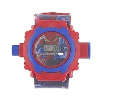 Urban Creation Digital Unisex Watch (Red Dial Colored Strap)-thumb3