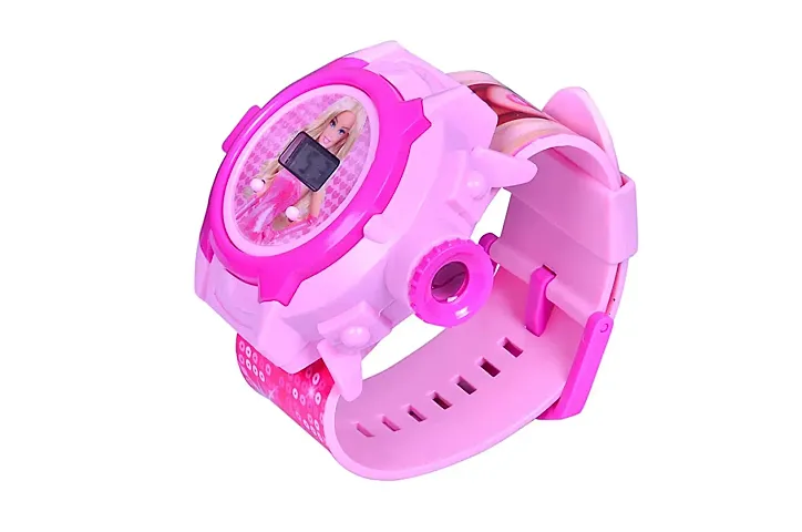 Trade Globe Digital 24 Images Barbie Projector Watch for Kids Girls Watch, Diwali Gift, Birthday Return Gift - Colour May Vary