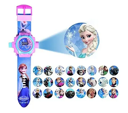 MTSH Digital Girl's Watch (Blue Dial, Strap)